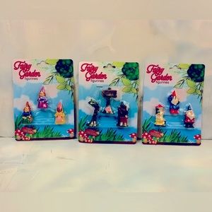 Gnomes and Other Assorted Figures For Fairy Garden, Terrarium, Crafts